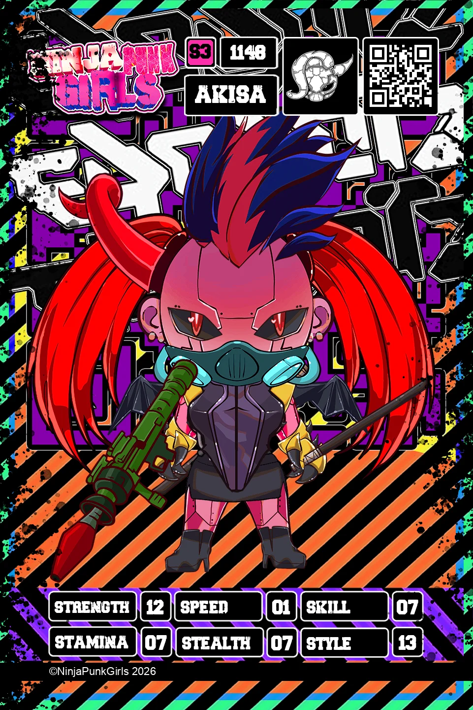 Rebuilt card #1148 Akisa