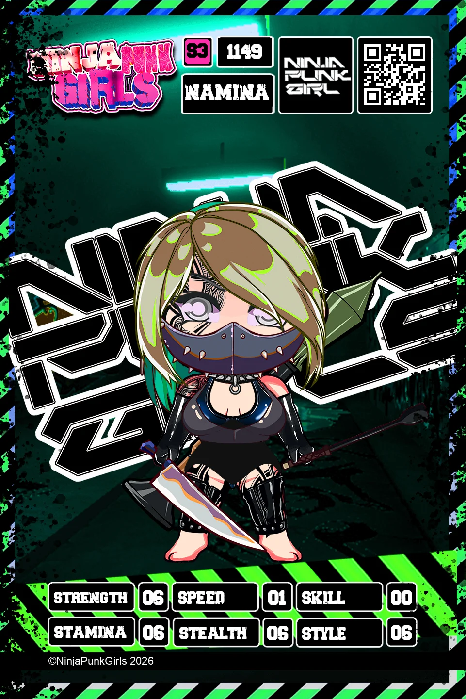 Rebuilt card #1149 Namina