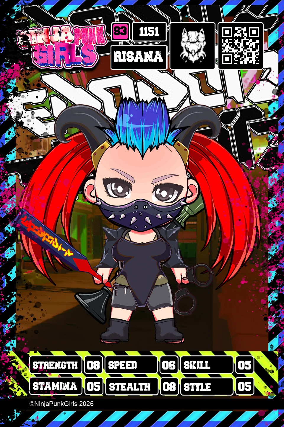 Rebuilt card #1151 Risana