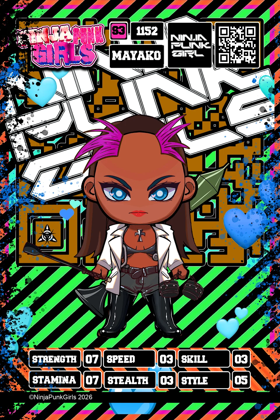Rebuilt card #1152 Mayako