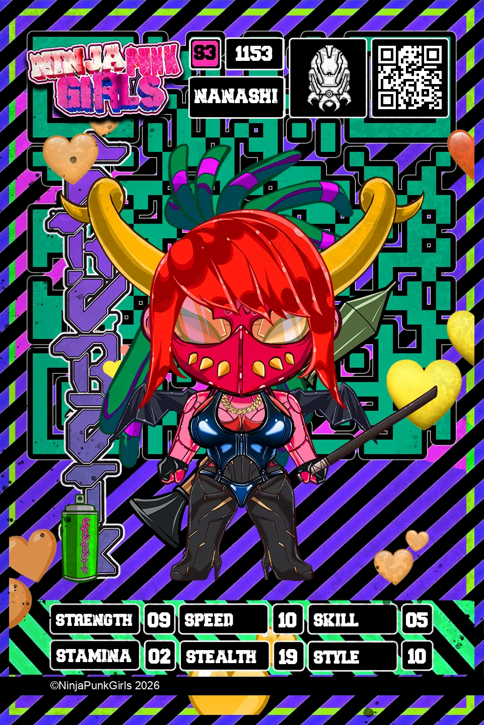 Rebuilt card #1153 Nanashi