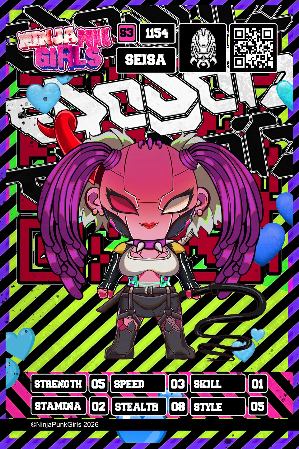 Rebuilt card #1154 Seisa
