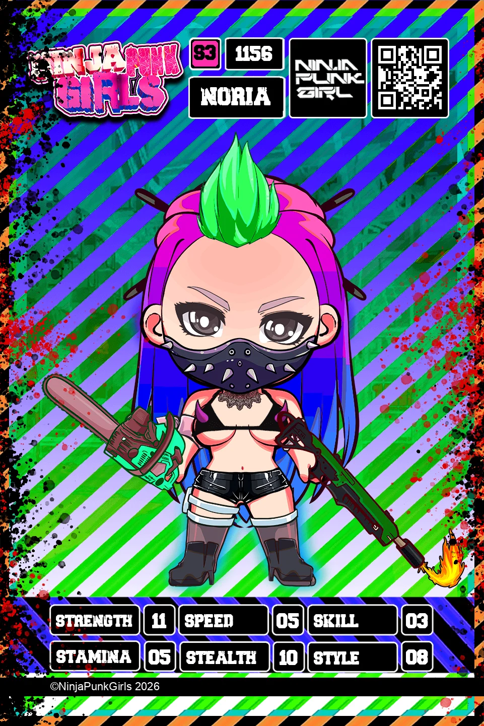 Rebuilt card #1156 Noria