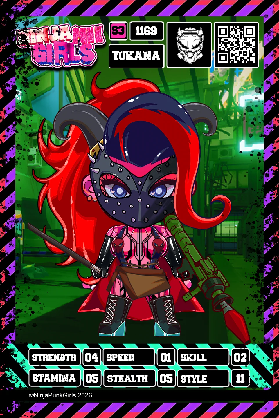 Rebuilt card #1169 Yukana