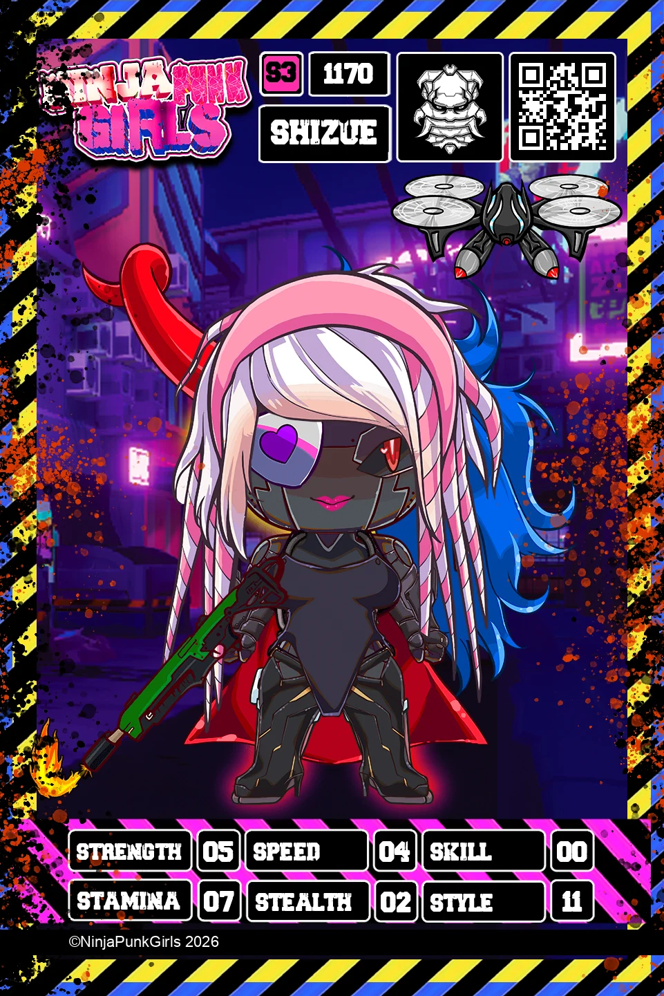 Rebuilt card #1170 Shizue