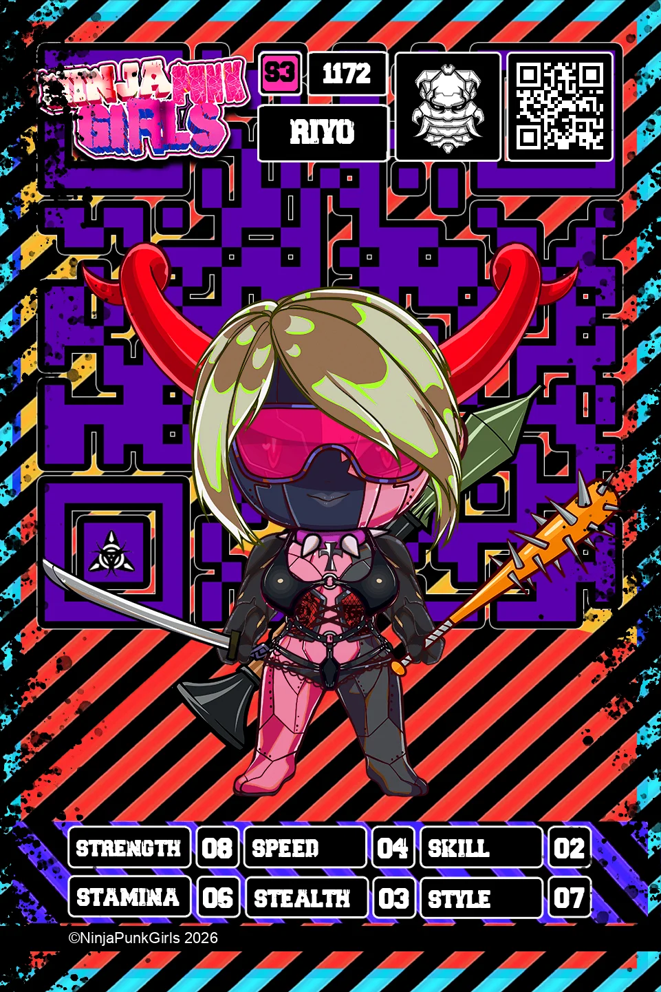 Rebuilt card #1172 Riyo
