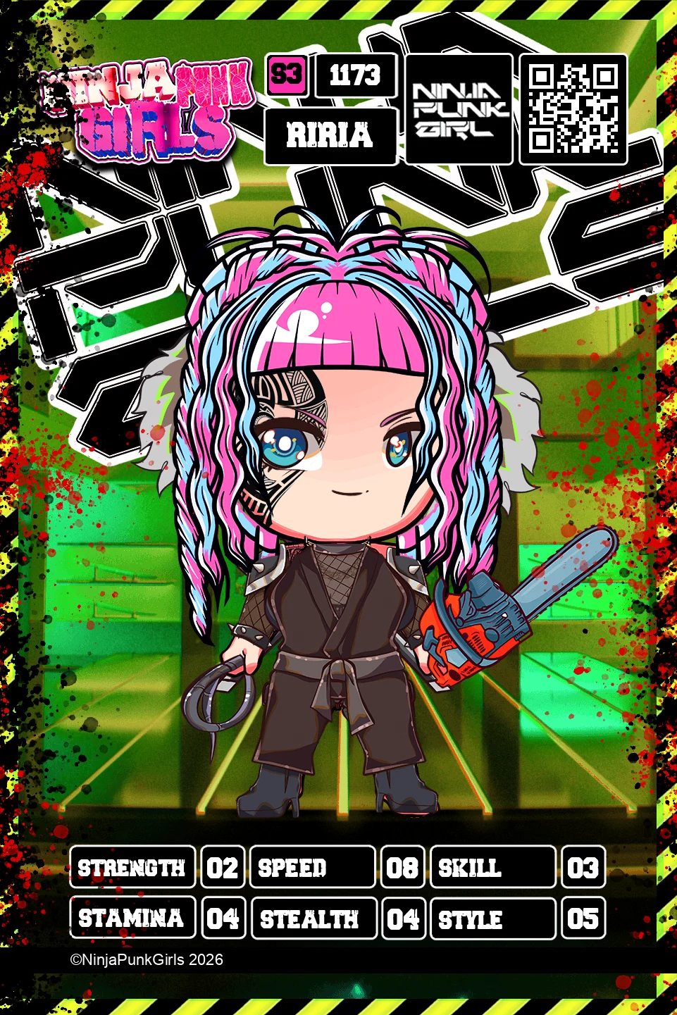 Rebuilt card #1173 Riria