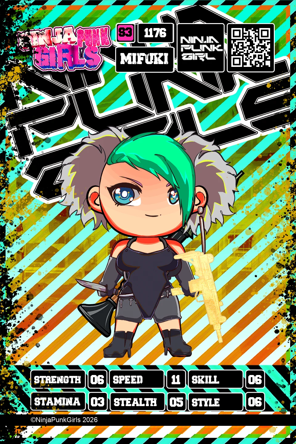 Rebuilt card #1176 Mifuki