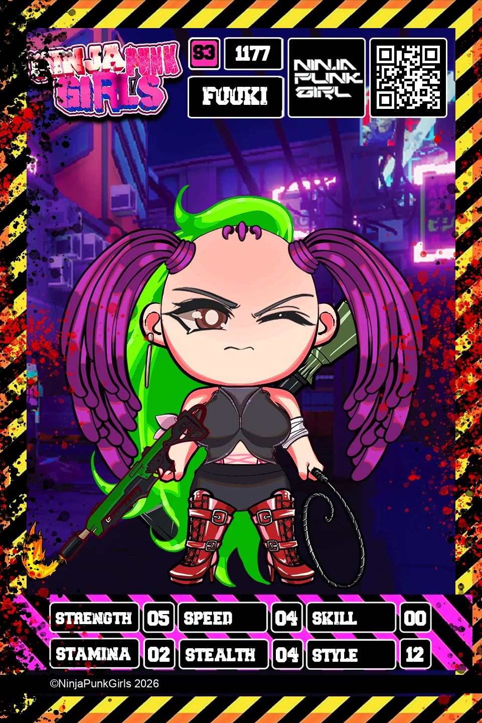 Rebuilt card #1177 Fuuki