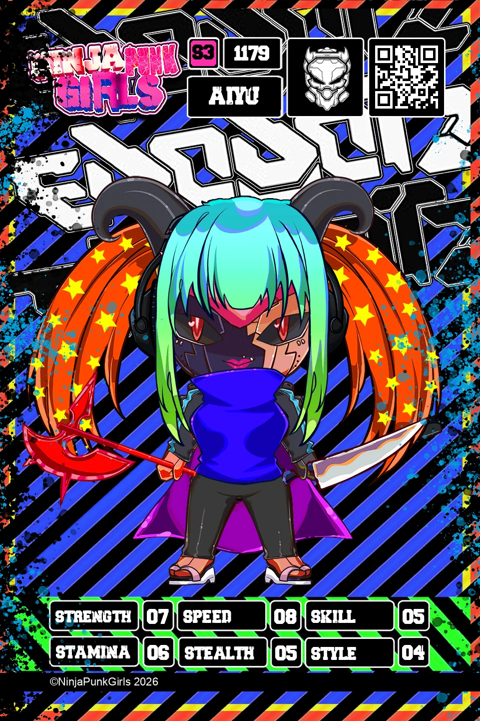 Rebuilt card #1179 Aiyu