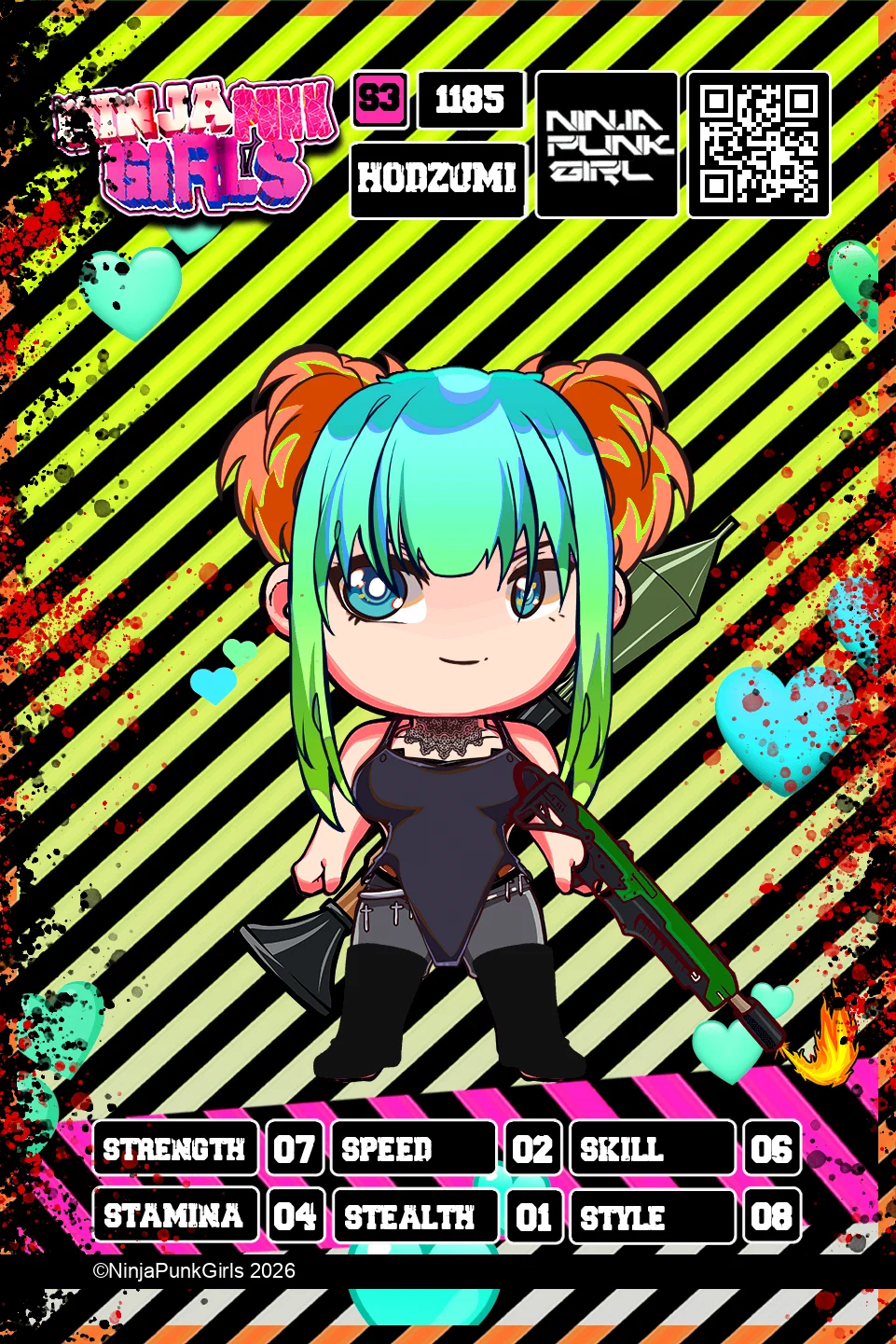 Rebuilt card #1185 Hodzumi
