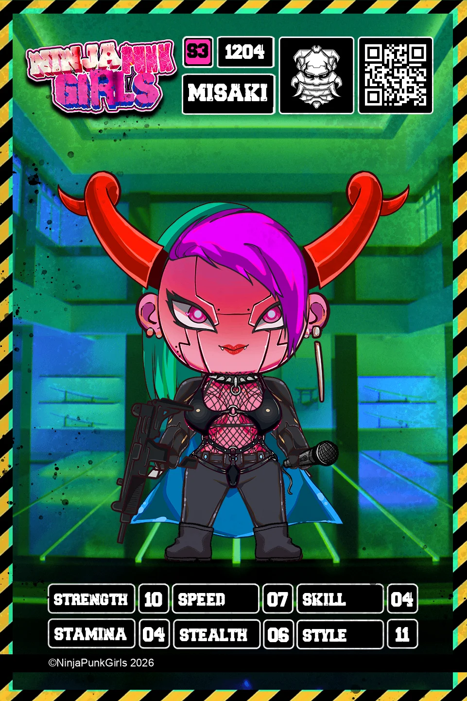 Rebuilt card #1204 Misaki