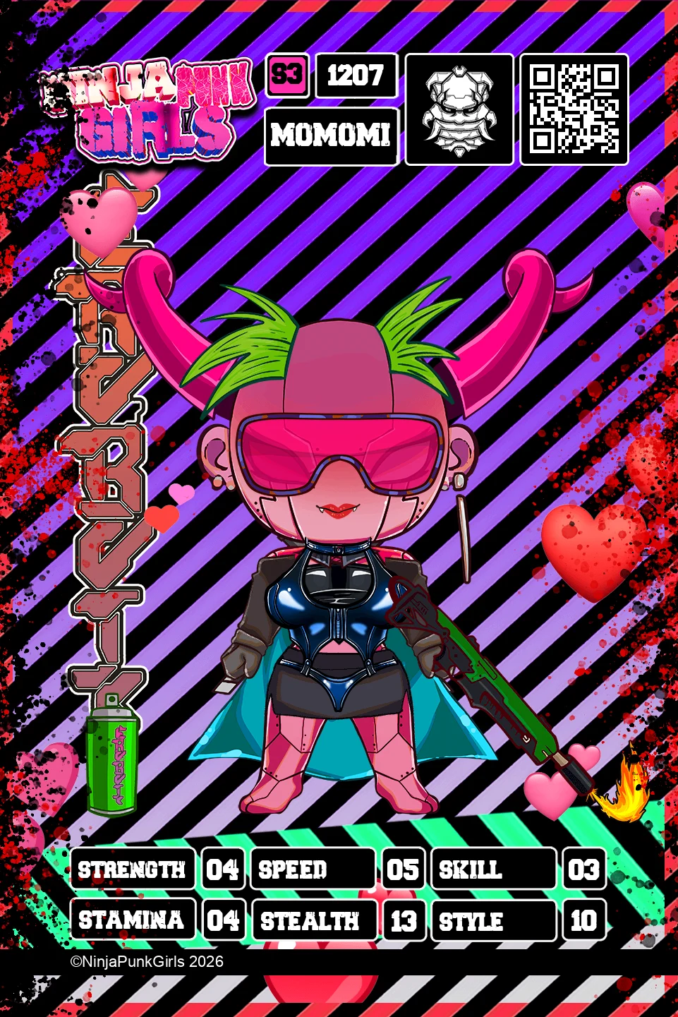 Rebuilt card #1207 Momomi