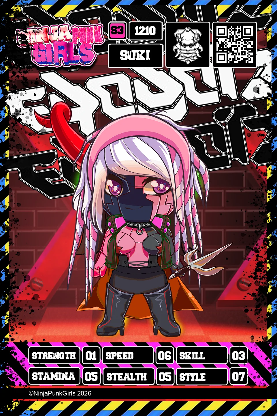 Rebuilt card #1210 Suki