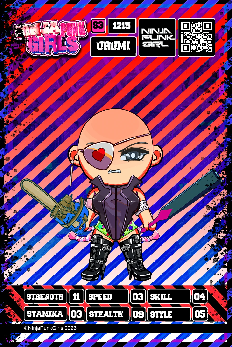 Rebuilt card #1215 Urumi