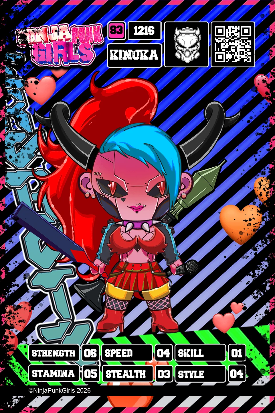 Rebuilt card #1216 Kinuka