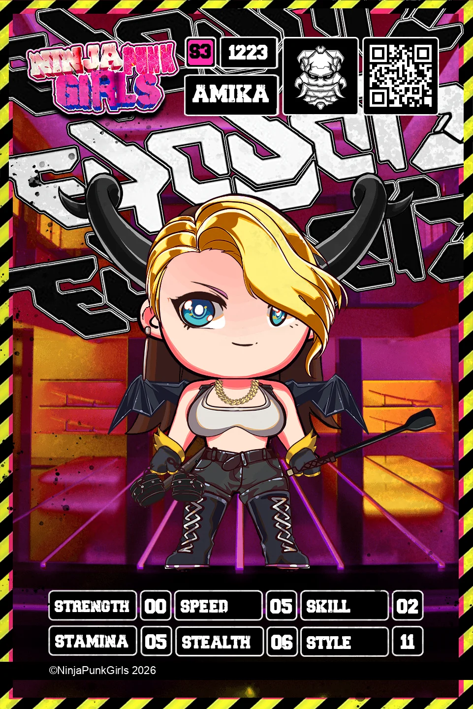 Rebuilt card #1223 Amika