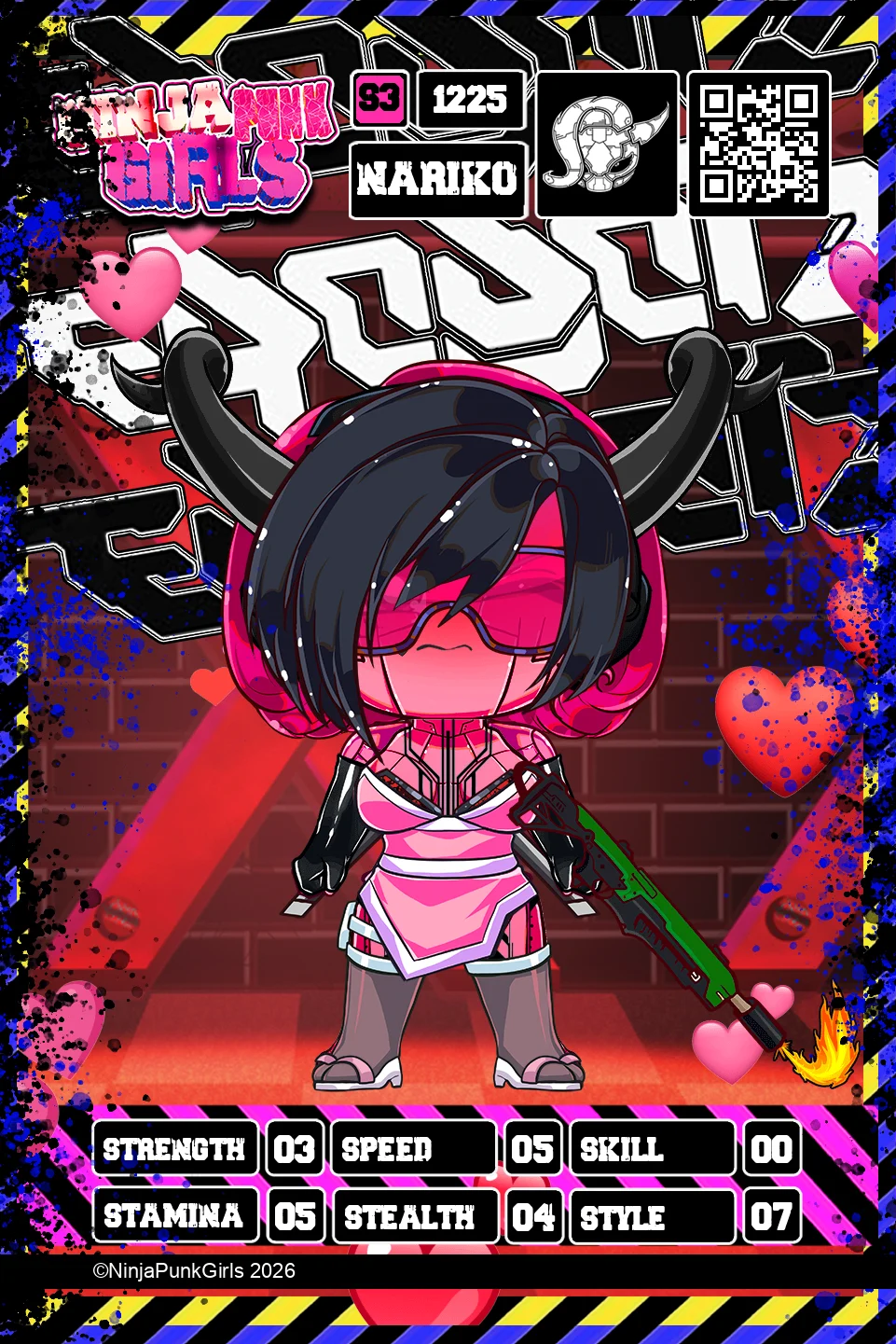 Rebuilt card #1225 Nariko