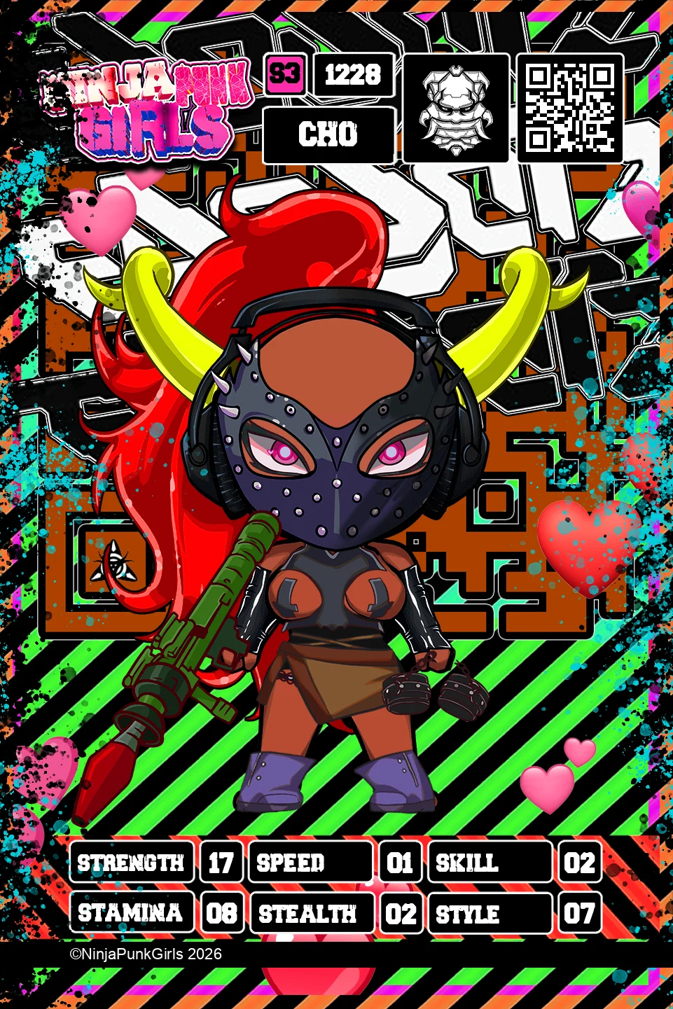 Rebuilt card #1228 Cho