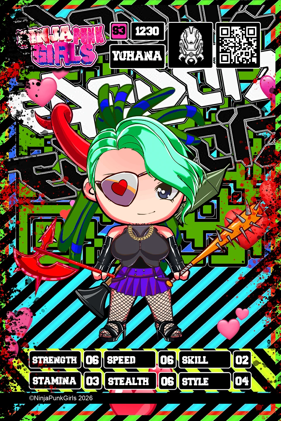 Rebuilt card #1230 Yuhana
