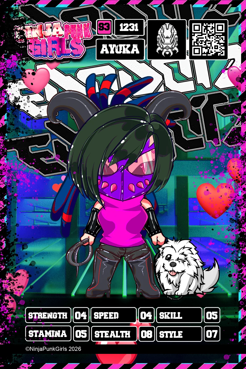Rebuilt card #1231 Ayuka