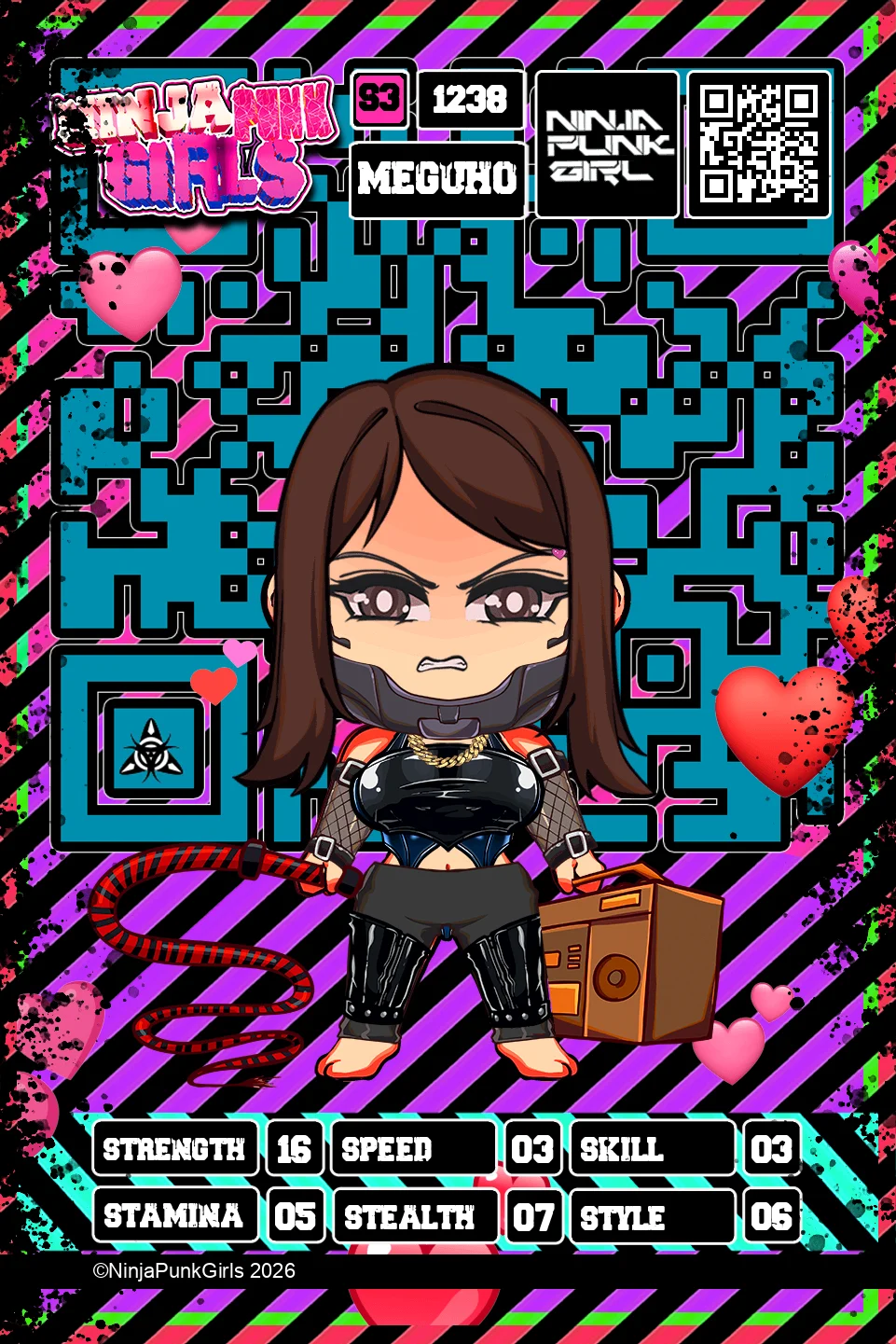 Rebuilt card #1238 Meguho