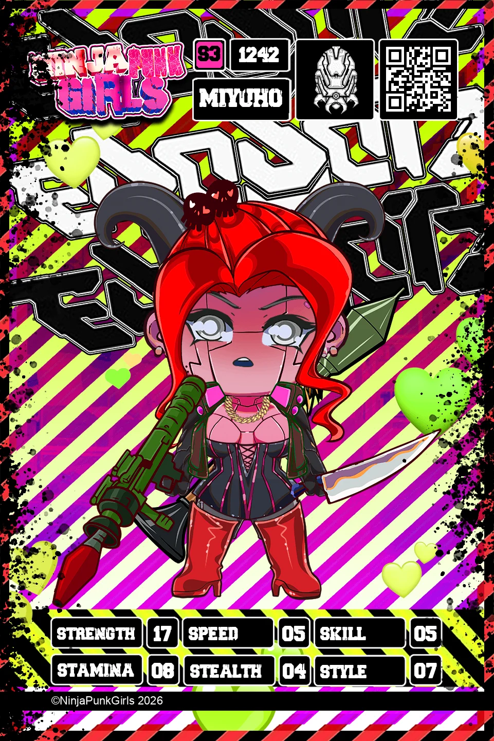 Rebuilt card #1242 Miyuho