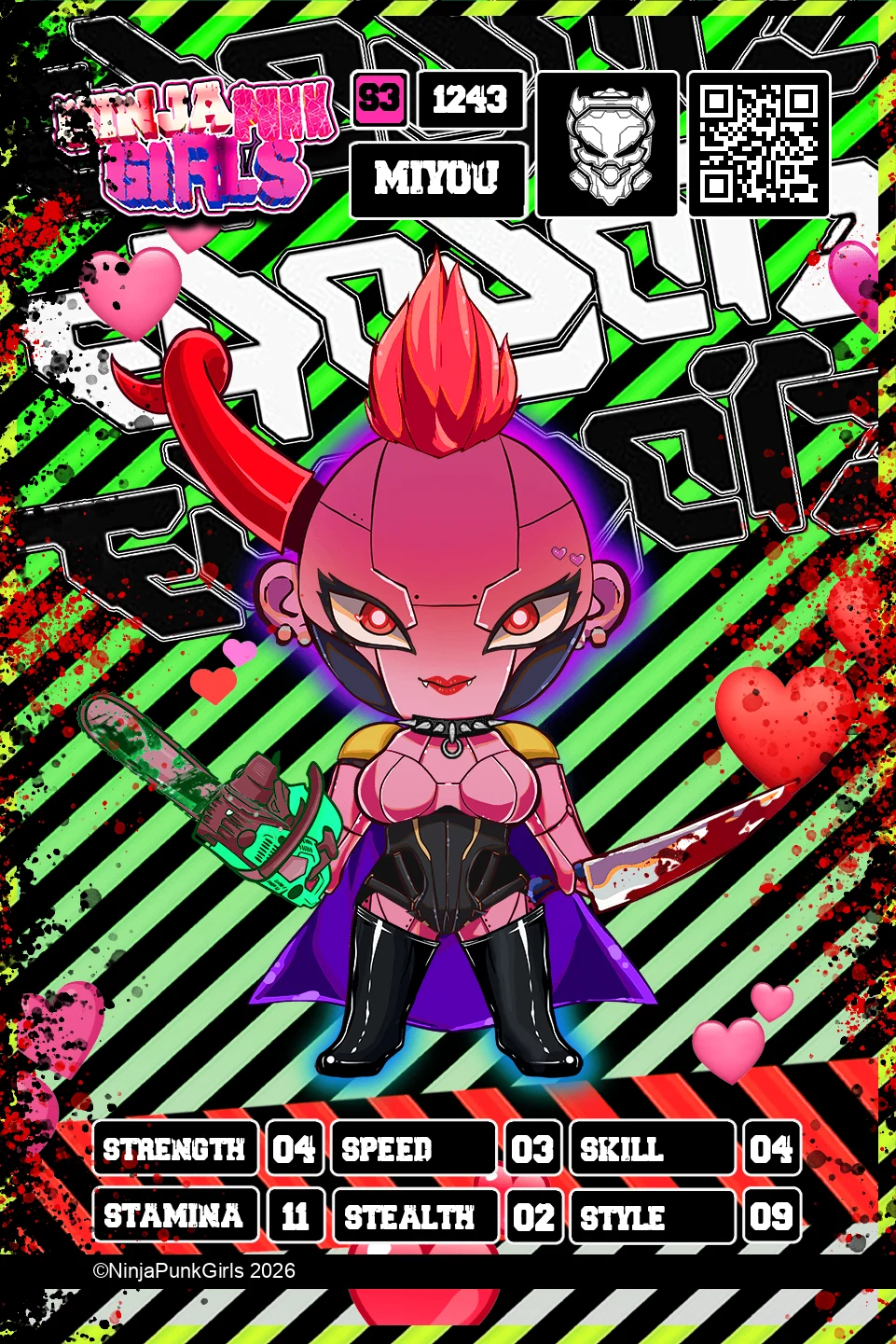Rebuilt card #1243 Miyou
