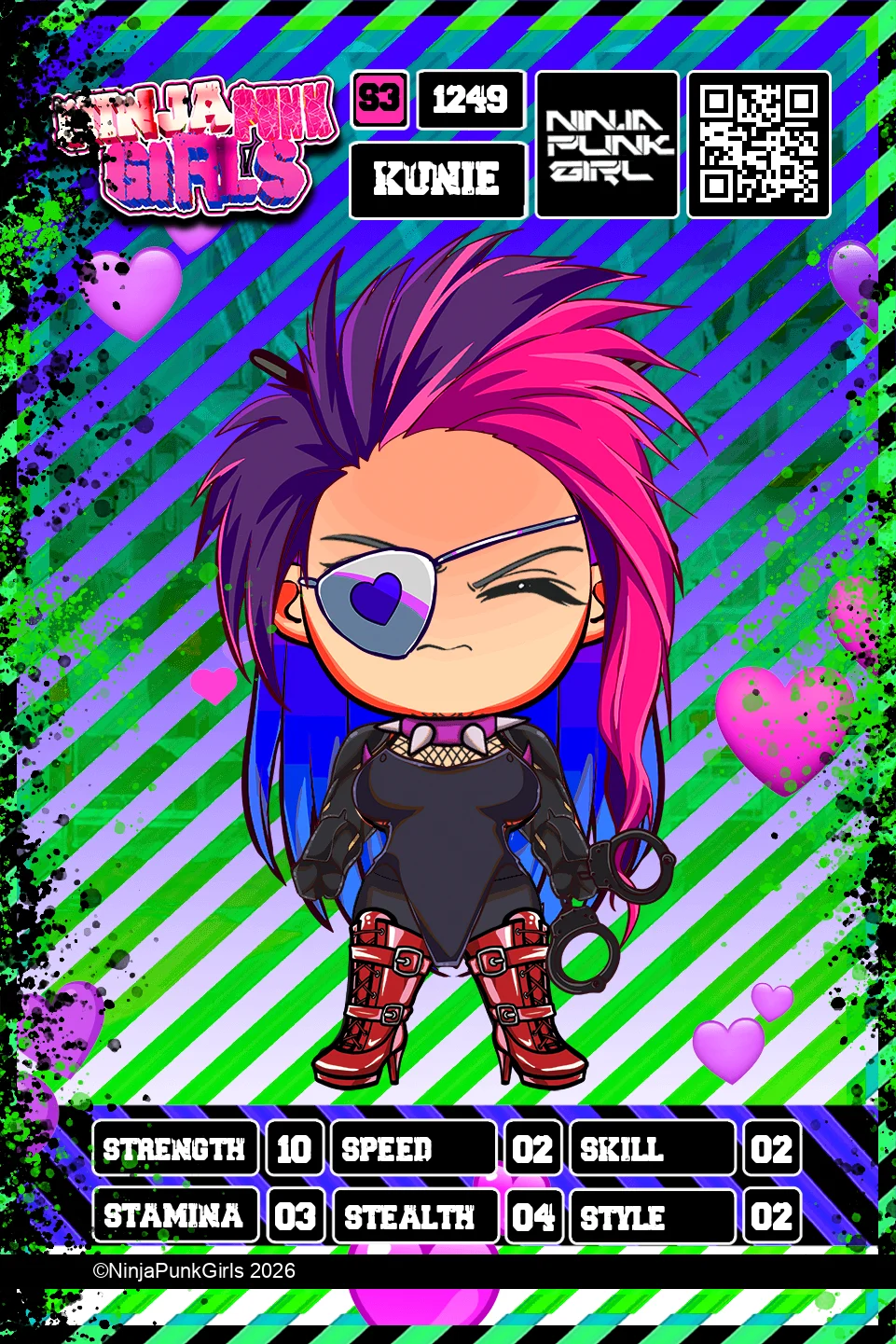 Rebuilt card #1249 Kunie