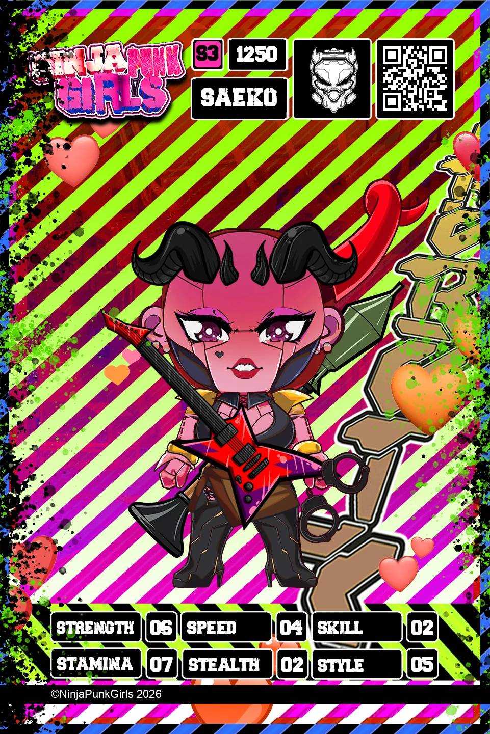 Rebuilt card #1250 Saeko