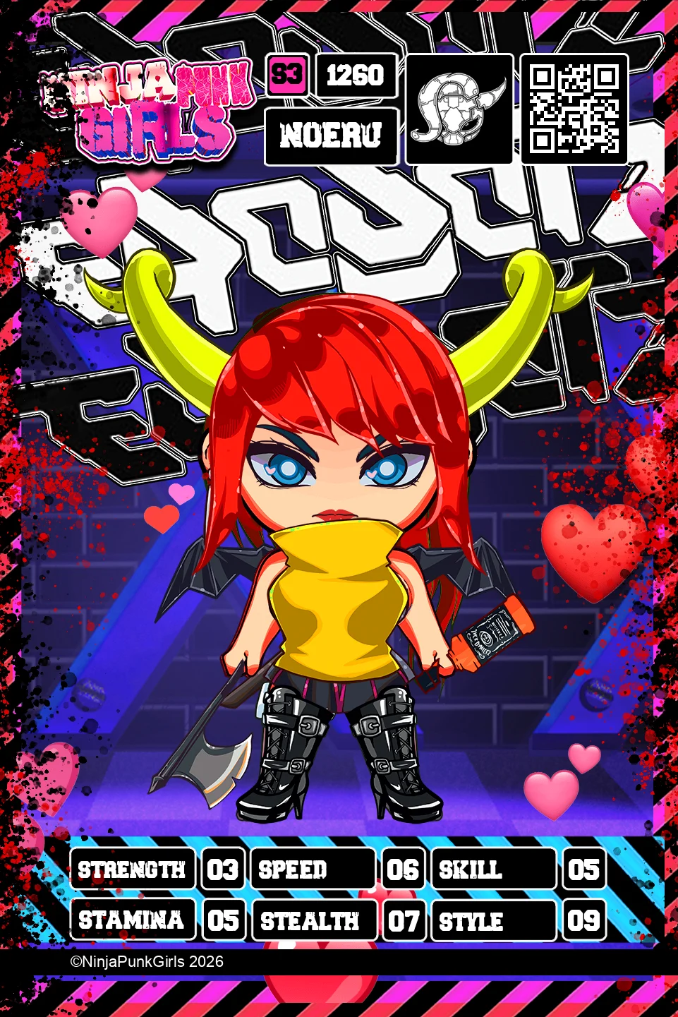 Rebuilt card #1260 Noeru