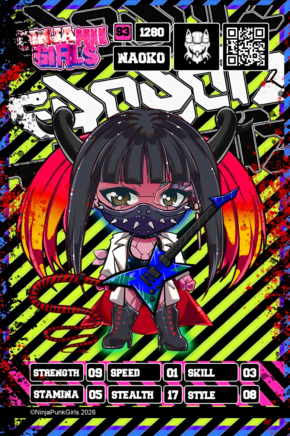 Rebuilt card #1280 Naoko