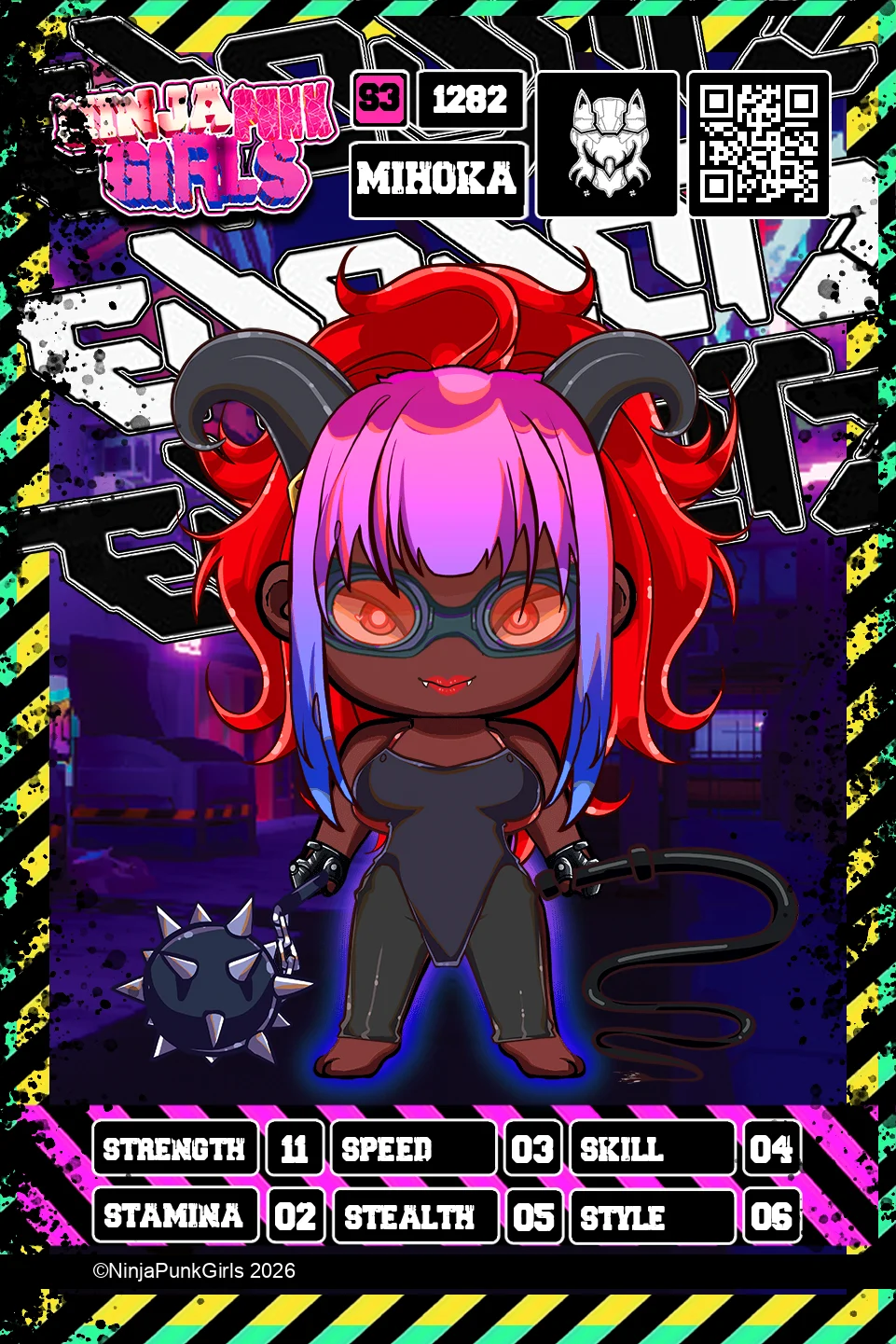 Rebuilt card #1282 Mihoka