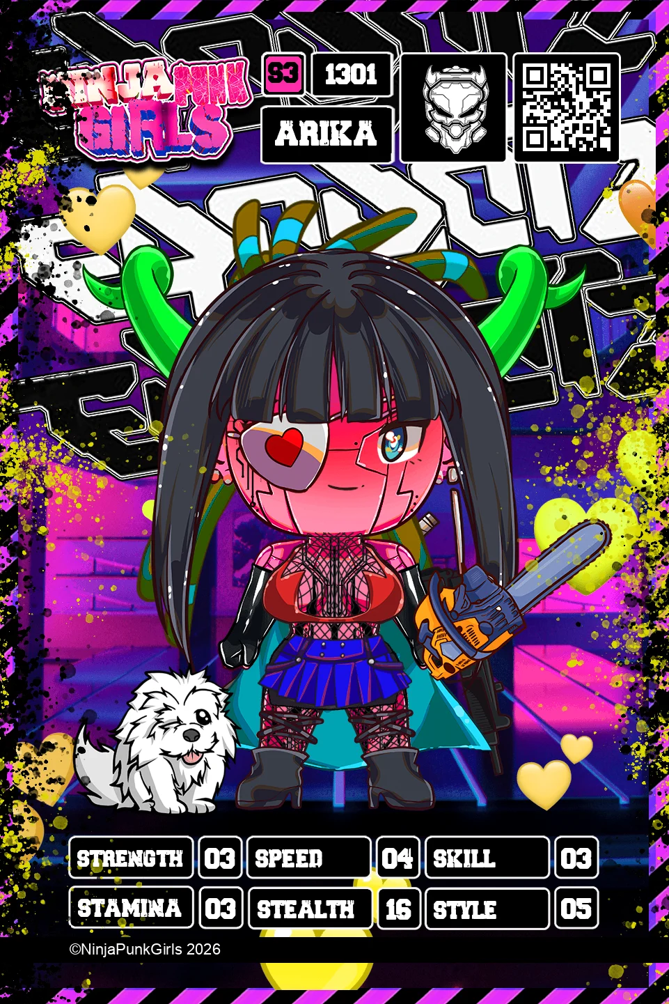 Rebuilt card #1301 Arika