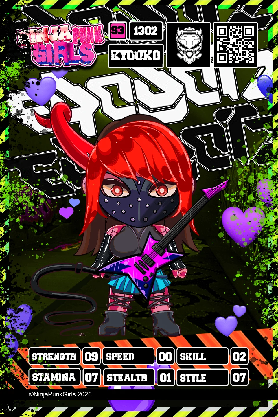 Rebuilt card #1302 Kyouko