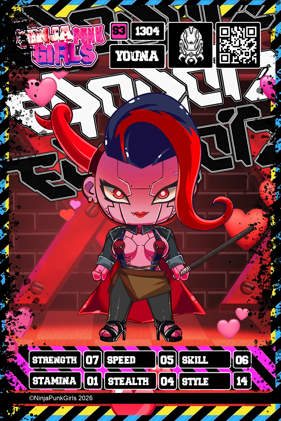Rebuilt card #1304 Youna