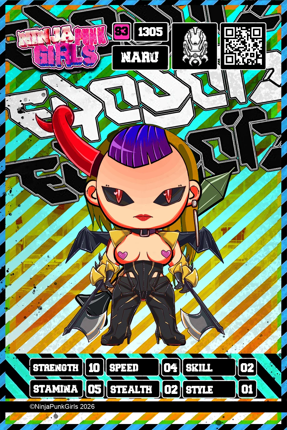 Rebuilt card #1305 Naru