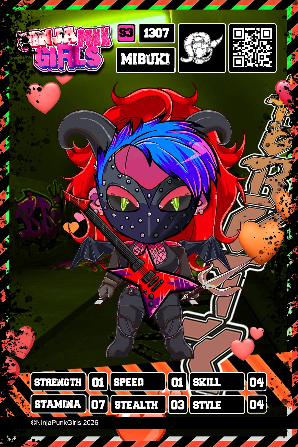 Rebuilt card #1307 Mibuki