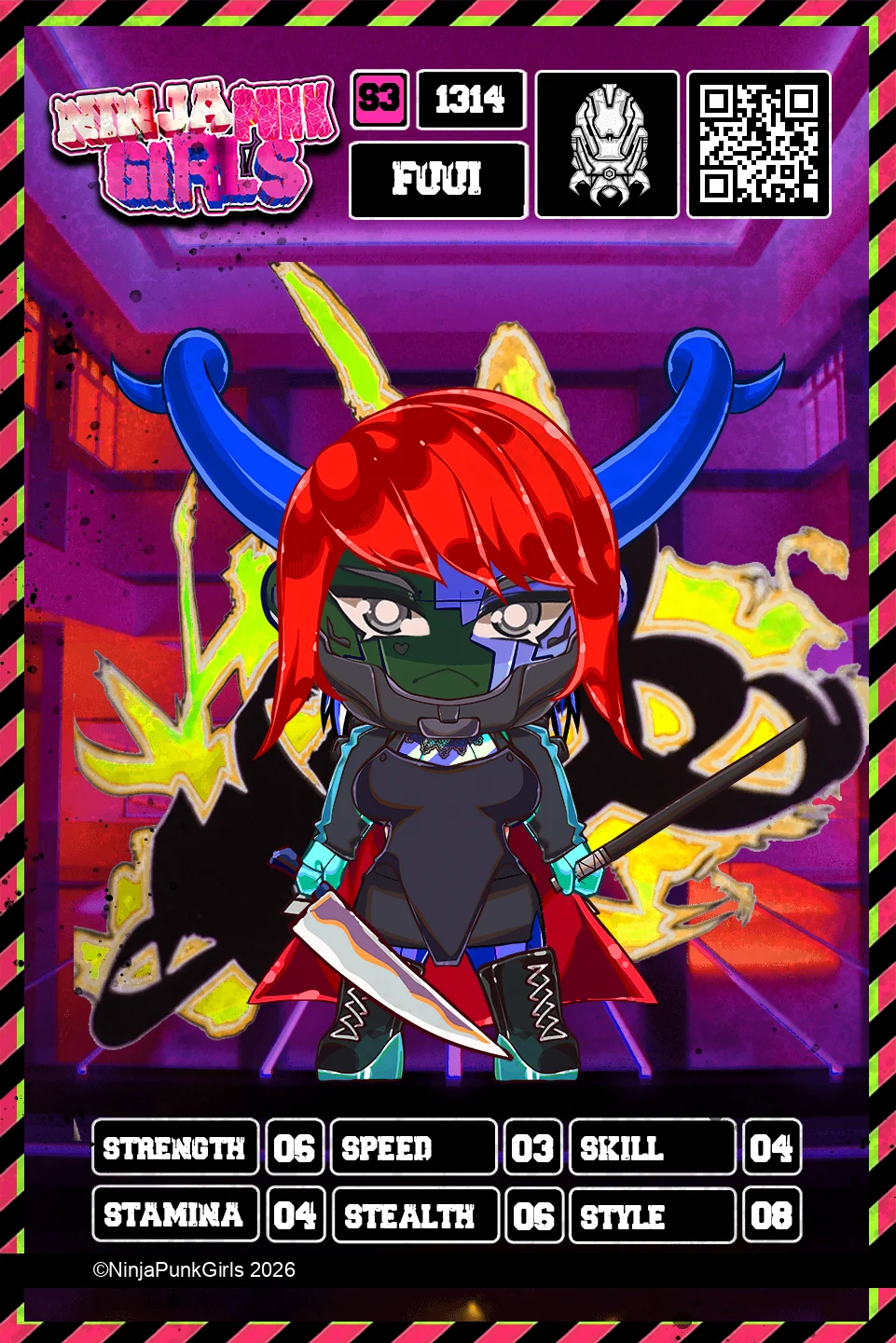 Rebuilt card #1314 Fuui