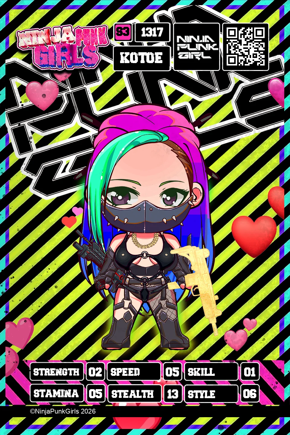 Rebuilt card #1317 Kotoe