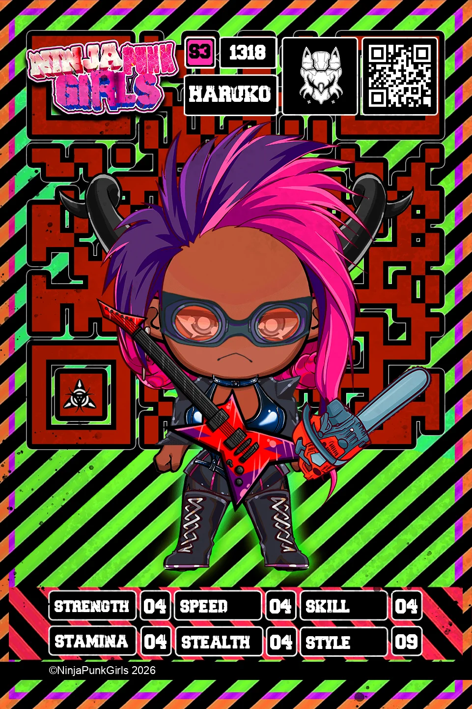 Rebuilt card #1318 Haruko