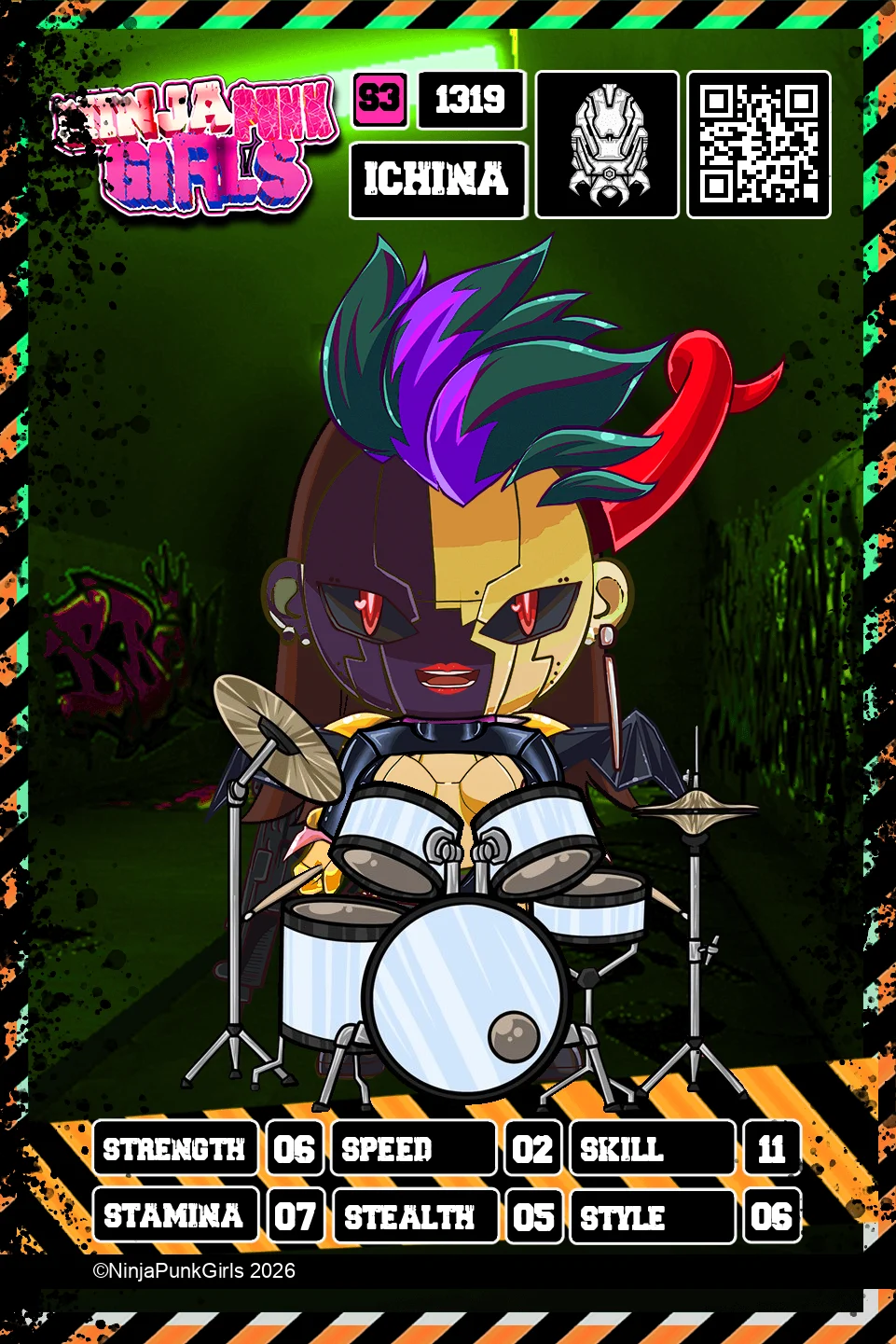 Rebuilt card #1319 Ichina