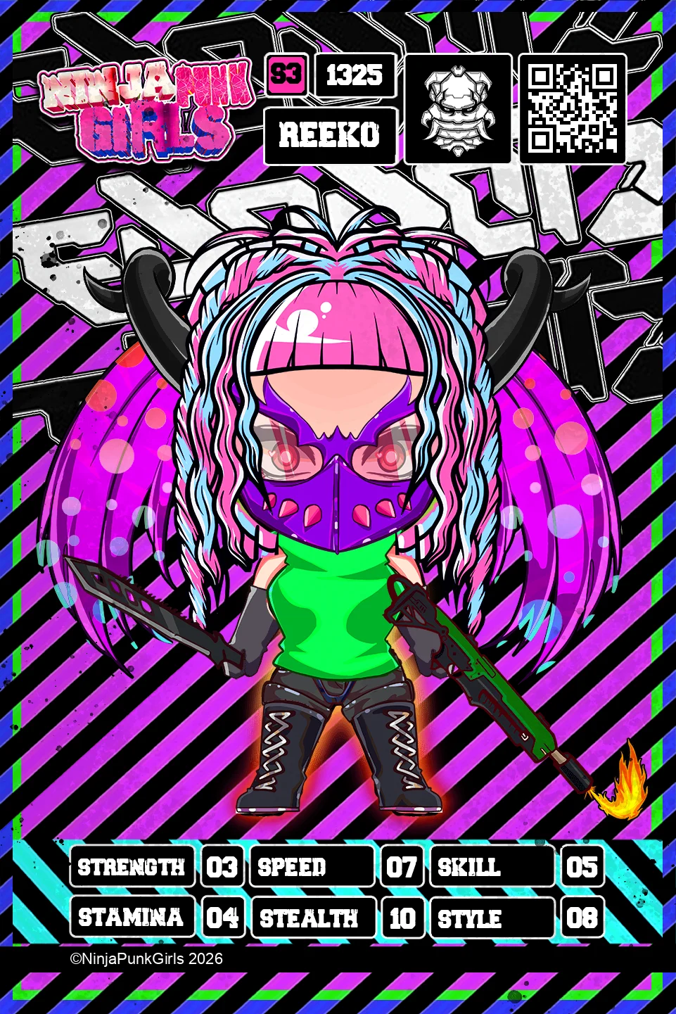 Rebuilt card #1325 Reeko