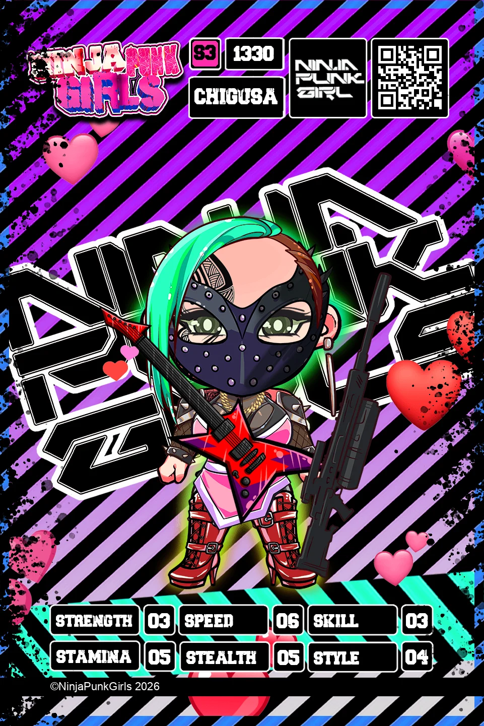 Rebuilt card #1330 Chigusa