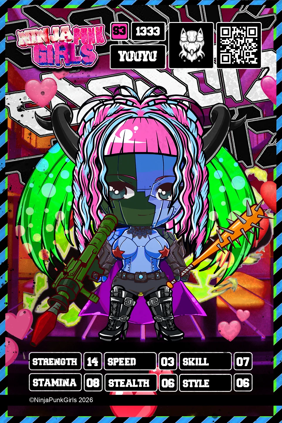 Rebuilt card #1333 Yuuyu