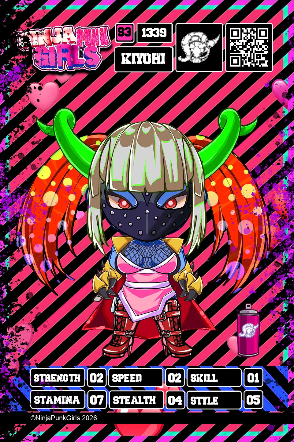 Rebuilt card #1339 Kiyohi