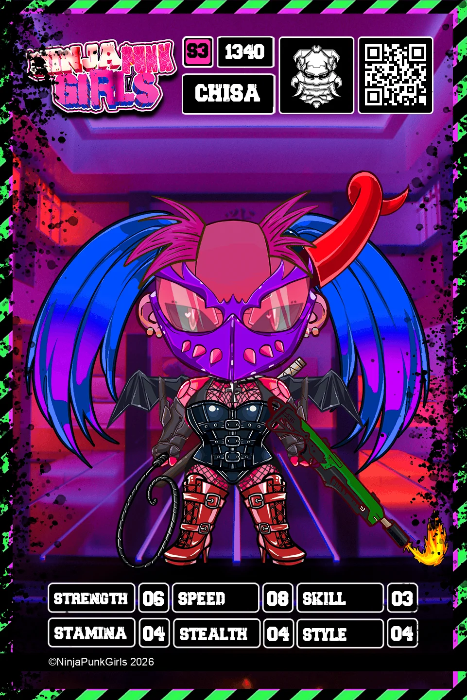 Rebuilt card #1340 Chisa