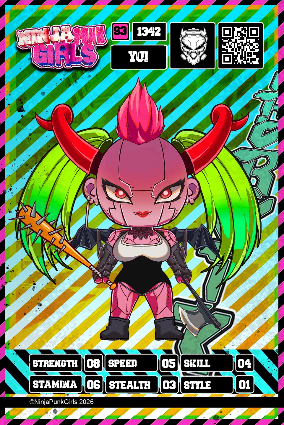 Rebuilt card #1342 Yui