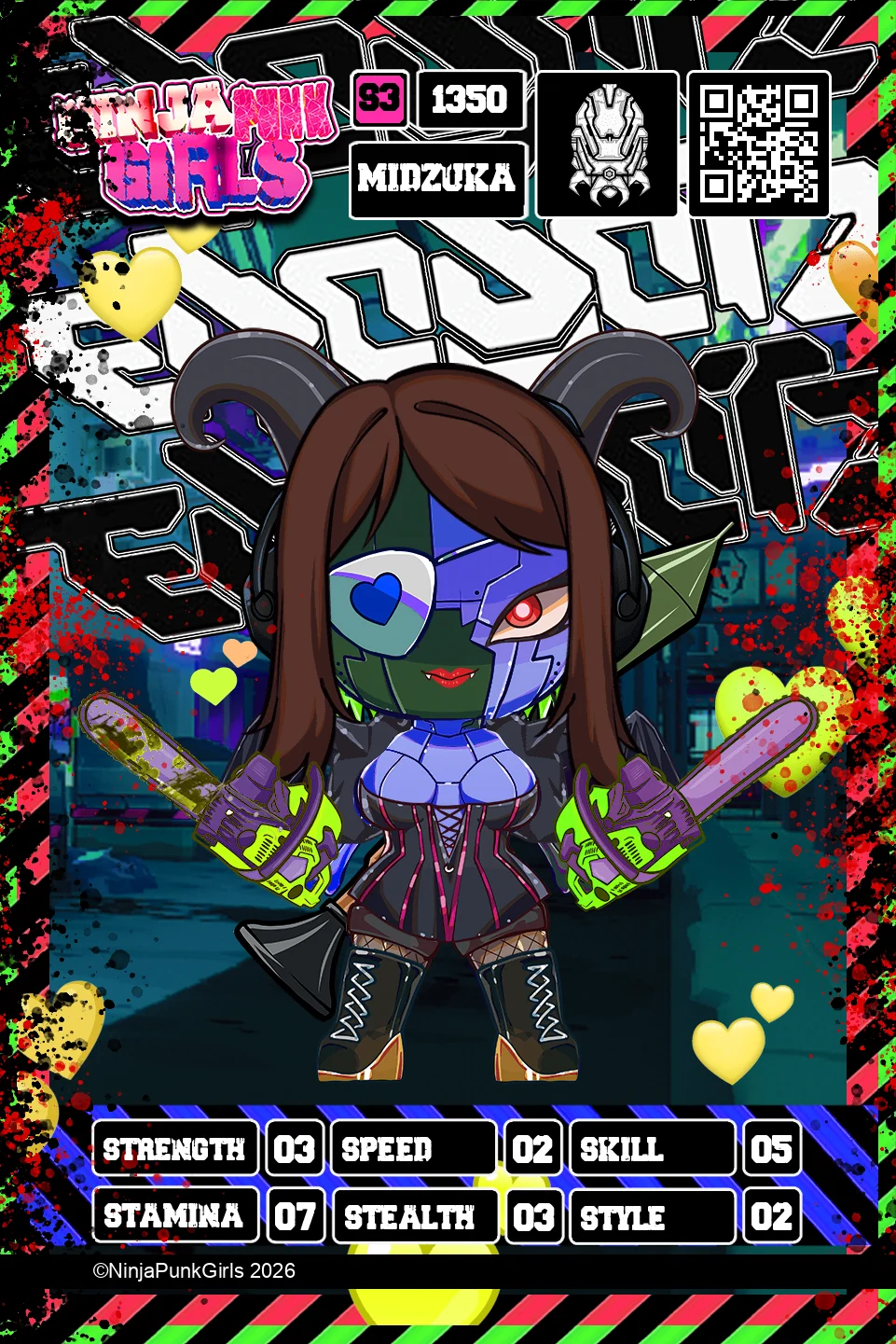 Rebuilt card #1350 Midzuka