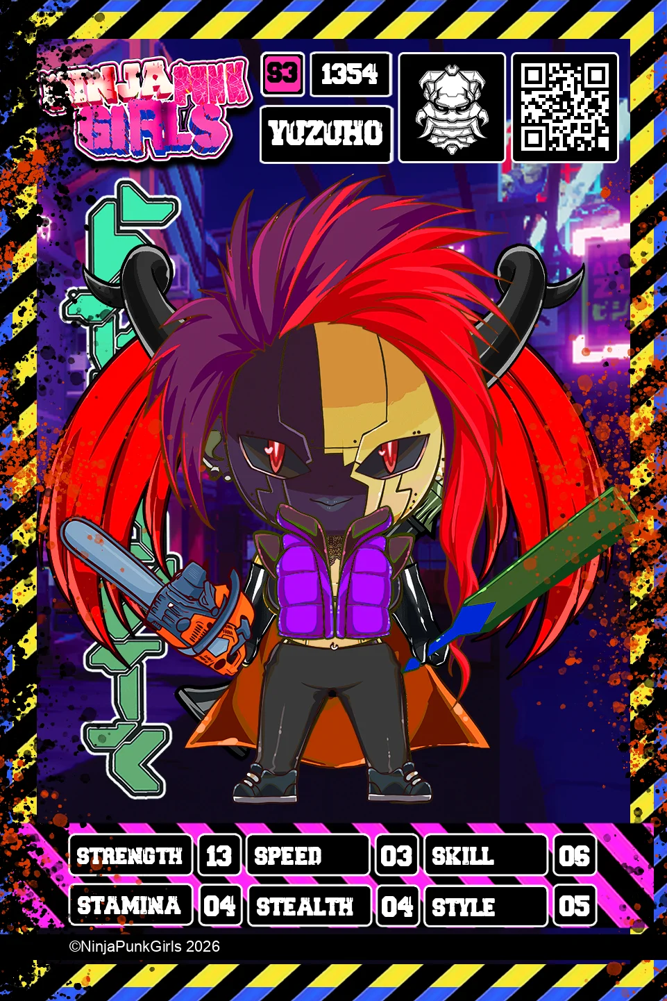 Rebuilt card #1354 Yuzuho
